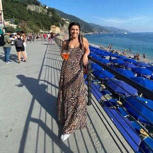Animal Print Maxi Dress